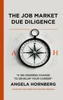 „THE JOB MARKET DUE DILIGENCE“, Zitat und Name darunter. Illustration eines Kompasses in der Mitte mit roten Buchstaben.