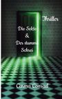 Thriller: "Die Sekte & Der stumme Schrei" von Carma Conrad. Geheimer Raum mit grünem Licht durch Türspalt.