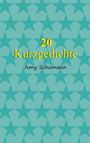 Amy Schumann: 20 Kurzgedichte, Buch