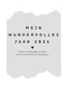 Kerstin Girisch: Mein wundervolles Jahr 2026, Buch