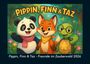 Kevin Heber: Pippin, Finn & Taz - Freunde im Zauberwald 2026 Fotokalender DIN A4, Buch