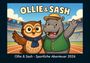 Kevin Heber: Ollie & Sash - Sportliche Abenteuer 2026 Fotokalender DIN A5, KAL