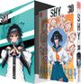 KA ZÉ Manga Vorabcover. Roter Hintergrund mit großem, stilisiertem Schriftzug.