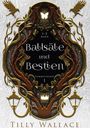 Texte: "1-3 Band," "Ballsäle und Bestien," "Sammelband 1," "Tilly Wallace." Goldene Vögel, Laternen, Schmetterling oben.