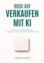 "Bock auf Verkaufen mit KI" in großen Buchstaben. Darunter kleiner: "Wie du KI im Vertrieb wirklich nutzt..." Unten ein Mikrochip.