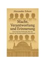 „Alexander Erkert: Macht, Verantwortung und Erinnerung“. Silhouetten und Bundestagsgebäude im Hintergrund.