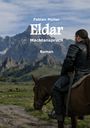 "Fabian Müller, Eldar, Machtanspruch, Roman." Ein Reiter in Rüstung blickt auf eine bergige Landschaft.
