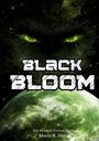 "BLACK BLOOM", ein Science-Fiction-Roman von Mario R. Dorian. Grüne Augen und ein Planet im Hintergrund.