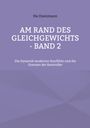 "AM RAND DES GLEICHGEWICHTS - BAND 2" in weißer Schrift auf lila Hintergrund, oben steht "Ibo Eisenmann". Geometrisches Muster.