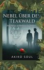 "Nebel über dem Teakwald: Zwei Herzen im Rhythmus der Wildnis. Schattenriss zweier Personen, Tiger, Dschungel."