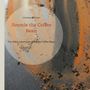 "Christina de Groot. Jimmie the Coffee Bean. The Great Adventure of a Little Coffee Bean." Im Hintergrund Kaffeepulver.