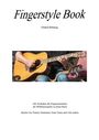 "Fingerstyle Book" von Erhard Brüning. Bild eines Gitarristen auf einer Bank. Anleitung für Fingerstyling-Techniken.