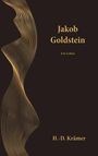 "Jakob Goldstein: Ein Leben", H.-D. Krämer. Goldene, wellenförmige Linien auf dunklem Hintergrund.