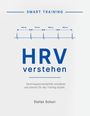 "SMART TRAINING. HRV verstehen. Herzfrequenzvariabilität einordnen und sinnvoll für das Training nutzen. Stefan Schurr." Eine Illustration mit einer EKG-Linie.