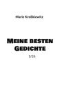 Der Text lautet: "Marie Kreßkiewitz", "MEINE BESTEN GEDICHTE", "1/26" auf weißem Hintergrund.