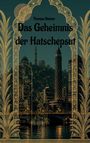 "Thomas Steiner: Das Geheimnis der Hatschepsut." Illustration eines nächtlichen Stadtbilds mit ägyptischen Motiven.
