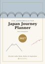 "Ein Jahresbegleiter: Japan Journey Planner, Nora Yamaguchi, 2027. Ein Jahr voller Ruhe, Kultur & Inspiration." Illustration: Berge.
