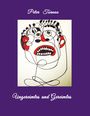 Titel: "Peter Tornau", "Ungereimtes und Gereimtes". Illustration eines abstrakten Gesichts auf violettem Hintergrund.