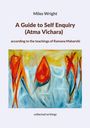 Miles Wright, A Guide to Self Enquiry, Illustration mit abstrakten Formen in Orange, Blau und Gelb.