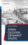 Text: "HERBORN", "Andreas Mühling", "ANNA OLEVANIAN, GENANNT SINZIG". Illustration von Herborn mit alten Gebäuden und Fluss.