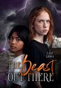 Titel: "The Beast Out There". Namen: Lale Libra. Zwei Personen vor stürmischem Himmel mit Blitzen.
