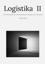 "Logistika II" oben, "Andreas Jung" unten; eine minimalistisches, schwarz-weißes Bild mit dunklem Raum.