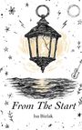 Text: "From The Start" und "Isa Bielak". Illustration: Eine Laterne über Wellen mit Sternen und einer Gitarre im Hintergrund.
