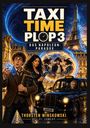 Titel: "TAXI TIME PLOP 3: DAS NAPOLEON-PARADOX". Personen und Taxi in Paris. Eiffelturm und Napoleon enthalten. Sci-Fi Comedy.
