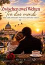 "Zwischen zwei Welten. Tra due mondi. Eine Liebe zwischen München, Rom und Amman." Paar vor Sonnenuntergang in Rom.