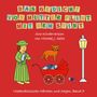 "DAS GEDICHT VON MUTTER FLINT MIT DEM STINT" in bunten Buchstaben. Frau mit Fisch, Katze, Kinderwagen, Laterne.