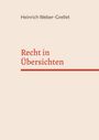 "Heinrich Weber-Grellet. Recht in Übersichten." In schlichtem Design auf beigem Hintergrund, Titel hervorgehoben.
