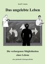 „Das ungelebte Leben“ von Josef F. Justen. Silhouetten vor einer Tafel mit Pfeilen. Thema: Lebensmöglichkeiten.