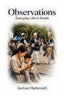 „Observations Everyday Life in Korea“ und „Gerhard Reifenrath“ darüber lächelnde Frau mit Kind auf Handy schauend.