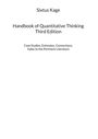 Sixtus Kage: Handbook of Quantitative Thinking. Third Edition, Buch
