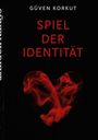 GÜVEN KORKUT, SPIEL DER IDENTITÄT. Roter Rauch formt ein Herz auf schwarzem Hintergrund.