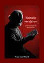 „Romane verstehen: Anthropologische Resonanzen“ von Franz Josef Illhardt. Silhouette eines lesenden Mannes vor rotem Hintergrund.