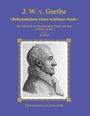 Titel: "Bekenntnisse einer schönen Seele". Autor: J. W. v. Goethe. Kommentar von Josua Belak. Skizze eines Mannes.