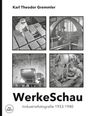 "Karl Theodor Gremmler. WerkeSchau. Industriefotografie 1933-1940." Vier Schwarz-Weiß-Fotos industrieller Arbeit.
