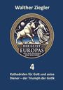 Walther Ziegler, Der Geist Europas. Illustration: Stier und Frau unter Mond und Planeten, antik dekoriert.