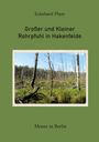 Titel: "Großer und Kleiner Rohrpfuhl in Hakenfelde". Ein sumpfiges Waldgebiet mit kahlen Bäumen und dichter Vegetation.