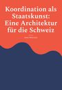 "Koordination als Staatskunst: Eine Architektur für die Schweiz" von Jonas Wettstein. Rotes und blaues Wellenmuster.