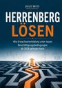 "Herrenberg Lösen" in großen Buchstaben, darunter ein Labyrinth mit einem orangefarbenen Pfad, der nach vorne zeigt.