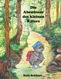 "Die Abenteuer des kleinen Käfers" von Ruth Brülhart. Illustration: Ein Käfer mit Rucksack und Mütze im Wald.