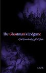 „The Ghostman's Endgame“, „a Dark Romance bound by Light and Shadow“, „L.K.M.“. Dunkles Design mit Krone und Engel.
