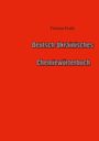 "Deutsch-Ukrainisches Chemiewörterbuch" in großen Lettern, Autor: Tetiana Peshl. Roter Hintergrund.