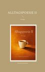 „Alltagspoesie II“, „Orange“, „Frank Kralemann“. Illustration: Kaffeetasse auf orangefarbenem Hintergrund.