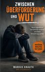 Text: "Zwischen Überforderung und Wut. Wenn Jugendliche die Kontrolle verlieren und Eltern Orientierung suchen." Ein Jugendlicher sitzt mit dem Kopf auf den Armen, getragen von Kniehocke, gegen eine Wand gelehnt.