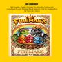Text: "Mike Hammelmann", "fünf Drachen - Familie Firemans", "Für Kinder ab 3 Jahren", "Fireman's". Illustration: Bunte Drachenfamilie.