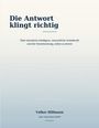„Die Antwort klingt richtig“ oben, darunter Text über KI und Urteilsfähigkeit, unten „Volker Hillmann, adecc Systemhaus GmbH“.