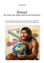 „Ömmel: Der Mann, der länger blieb als die Geschichte“ zeigt Neandertaler mit Weltkugel, vor einem Sachsen-Anhalt-Wappen.